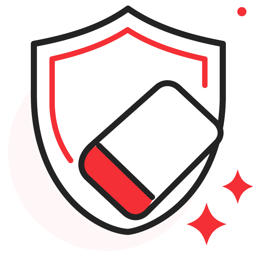 Reputation and content removal icon